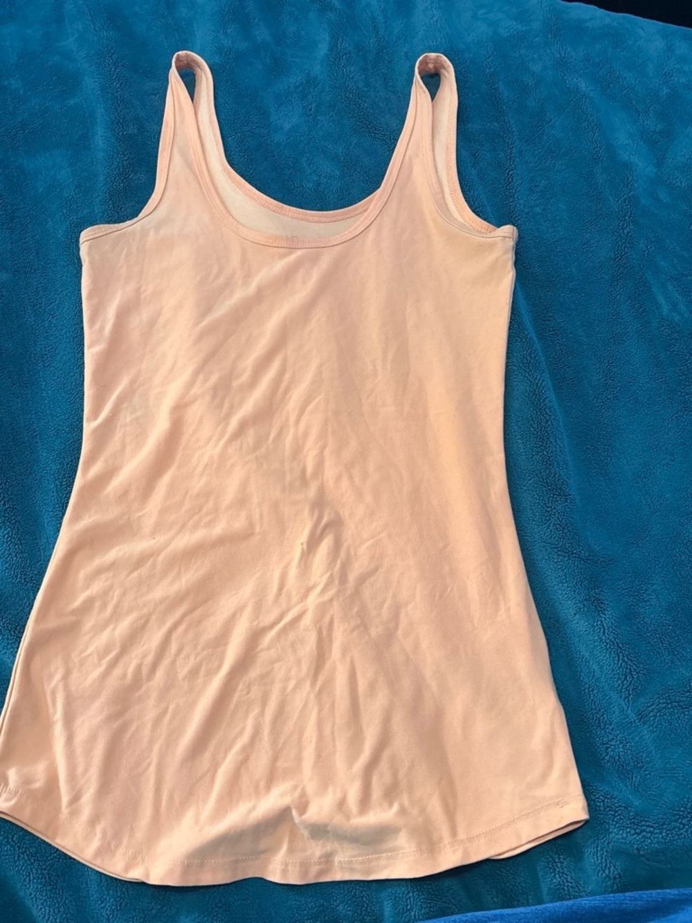 No Boundaries Peach Tank Top - Scoop Neck Casual Layering